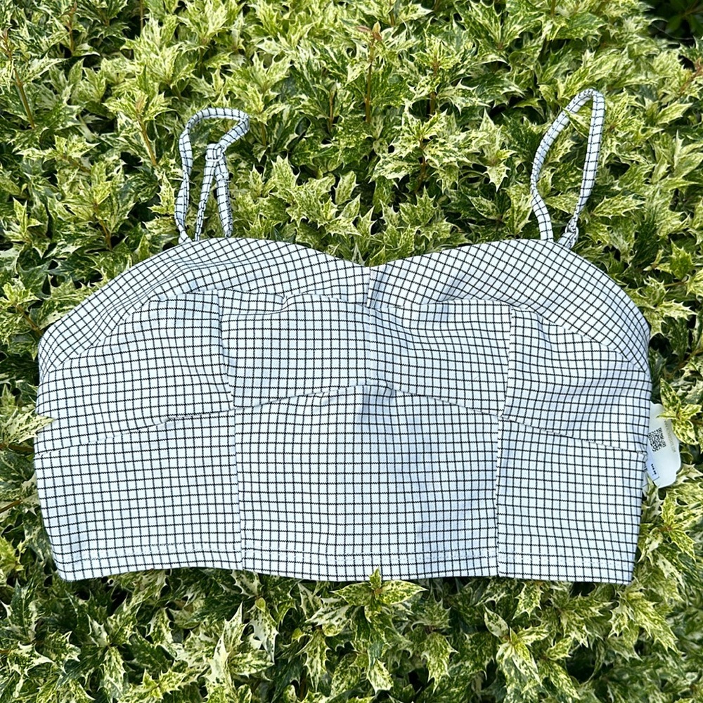 New Altar'd State Bustier Cropped Top Bralette L